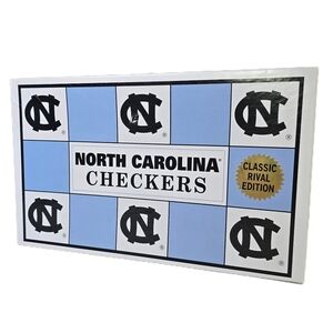 North Carolina Tar Heels vs. N.C. State Classic Rivals Checkers Board Game NEW